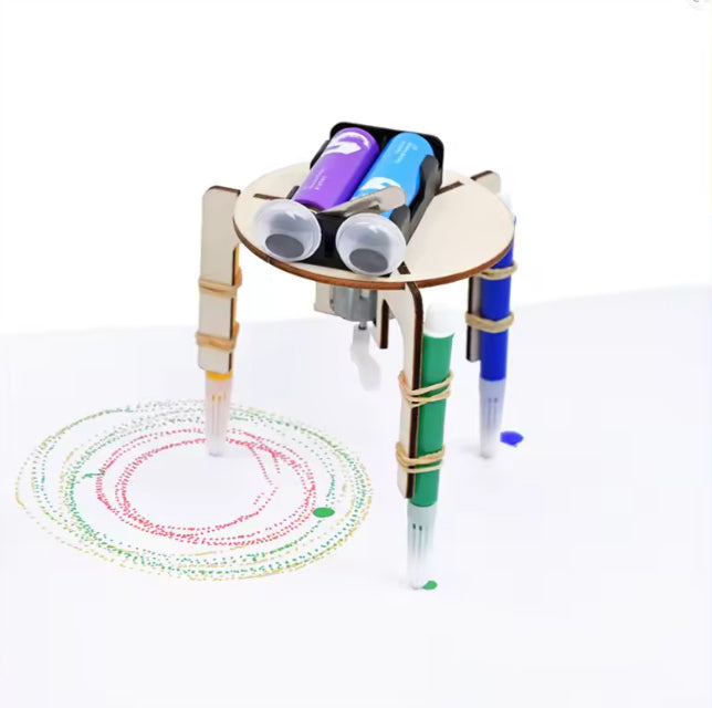 Robot Graffiti STEM – Kit de Construcción y Dibujo por Vibración