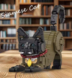Gato Siamés en Bloques · LEGO MOC Compatible