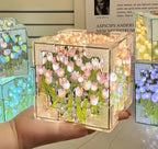 Cubo de Tulipanes Luminosos – Set de Construcción