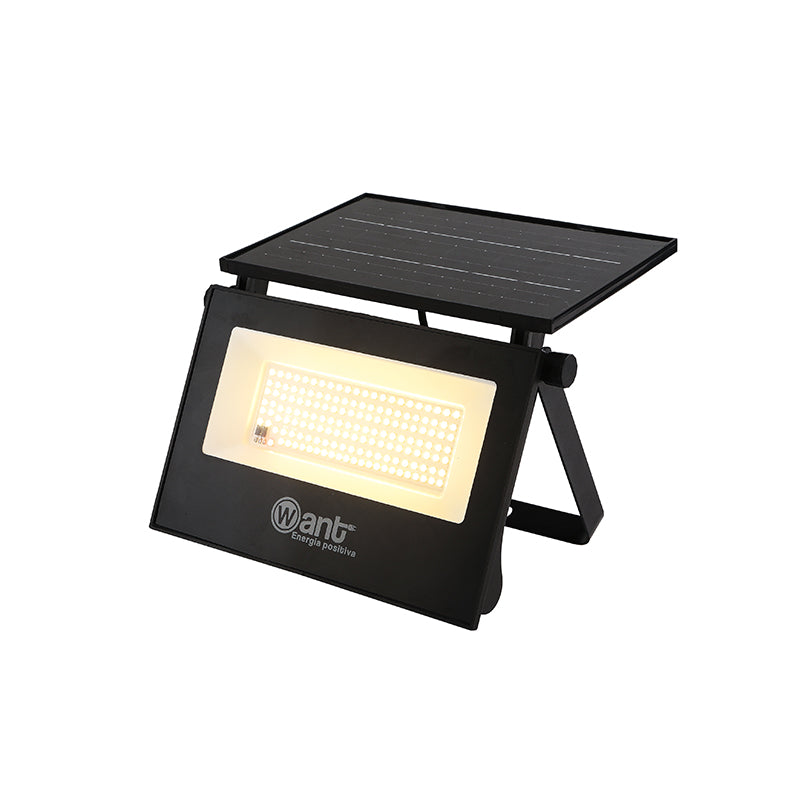 PROYECTOR LED SOLAR 176 LEDs 3000K (LUZ CALIDA)