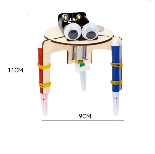 Robot Graffiti STEM – Kit de Construcción y Dibujo por Vibración