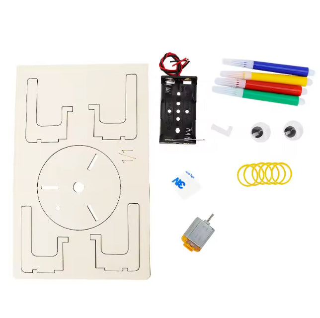 Robot Graffiti STEM – Kit de Construcción y Dibujo por Vibración