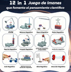 Kit de Física STEM 12 en 1 – Ciencia Magnética y Levitación