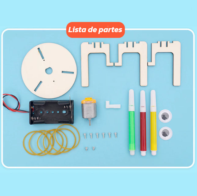 Robot Graffiti STEM – Kit de Construcción y Dibujo por Vibración