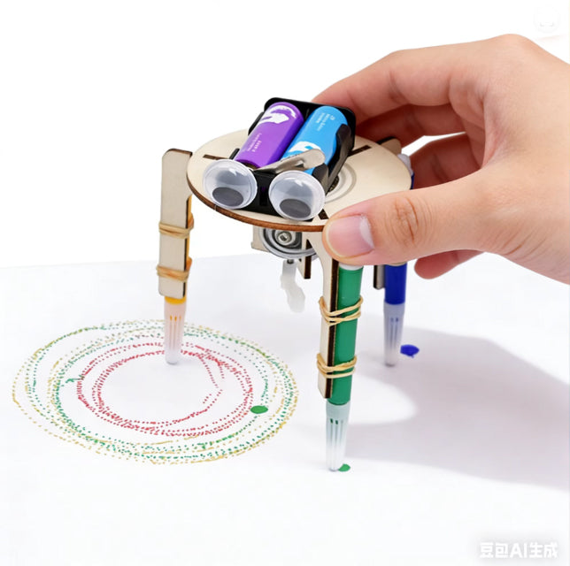 Robot Graffiti STEM – Kit de Construcción y Dibujo por Vibración
