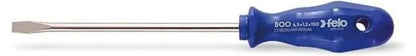Destornillador Plano 3.5x100 mm Mango Azul – Felo (80035390)