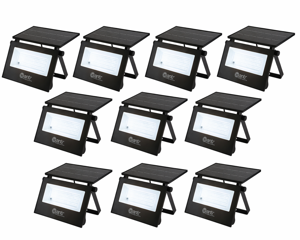 PROYECTOR LED SOLAR 176 LEDs 6500K (LUZ FRIA)