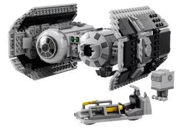625 Uds. + 3 Figuras / Interstellar Wars – Bombardero TIE  (Versión alternativa – No incluye caja)