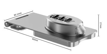 Cerradura Mecánica con Contraseña – Pestillo Deslizante de Seguridad para Puertas, Gabinetes y Proyectos de Artesanía