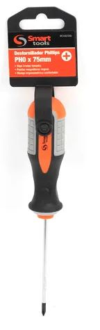 🔧 Destornillador Phillips PH0 × 75 mm – Smart Tools (Perillero) ACCVH