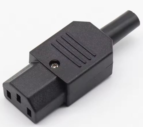Conector IEC 320 C13 Hembra – 3 pines, 10A/250V
