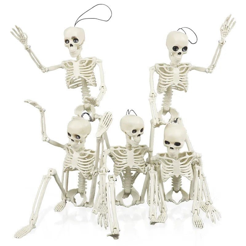 Esqueletos posables decorativos para Halloween