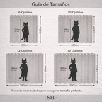 El Gato en el Baño · Cortina de Ducha Decorativa
