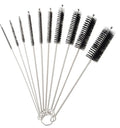 🧪 Cepillos de Limpieza de Tubos de Ensayo – Set 10 Piezas