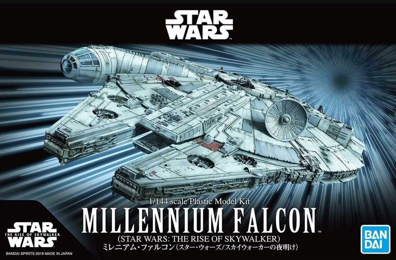 BANDAI 58195 STAR WARS 1/144 MILLENNIUM FALCON ( THE RISE OF SKYWALKER )