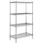 Estantería Metálica Cromada 4 Niveles – 907×457×2000 mm / 1219×457×2000 mm