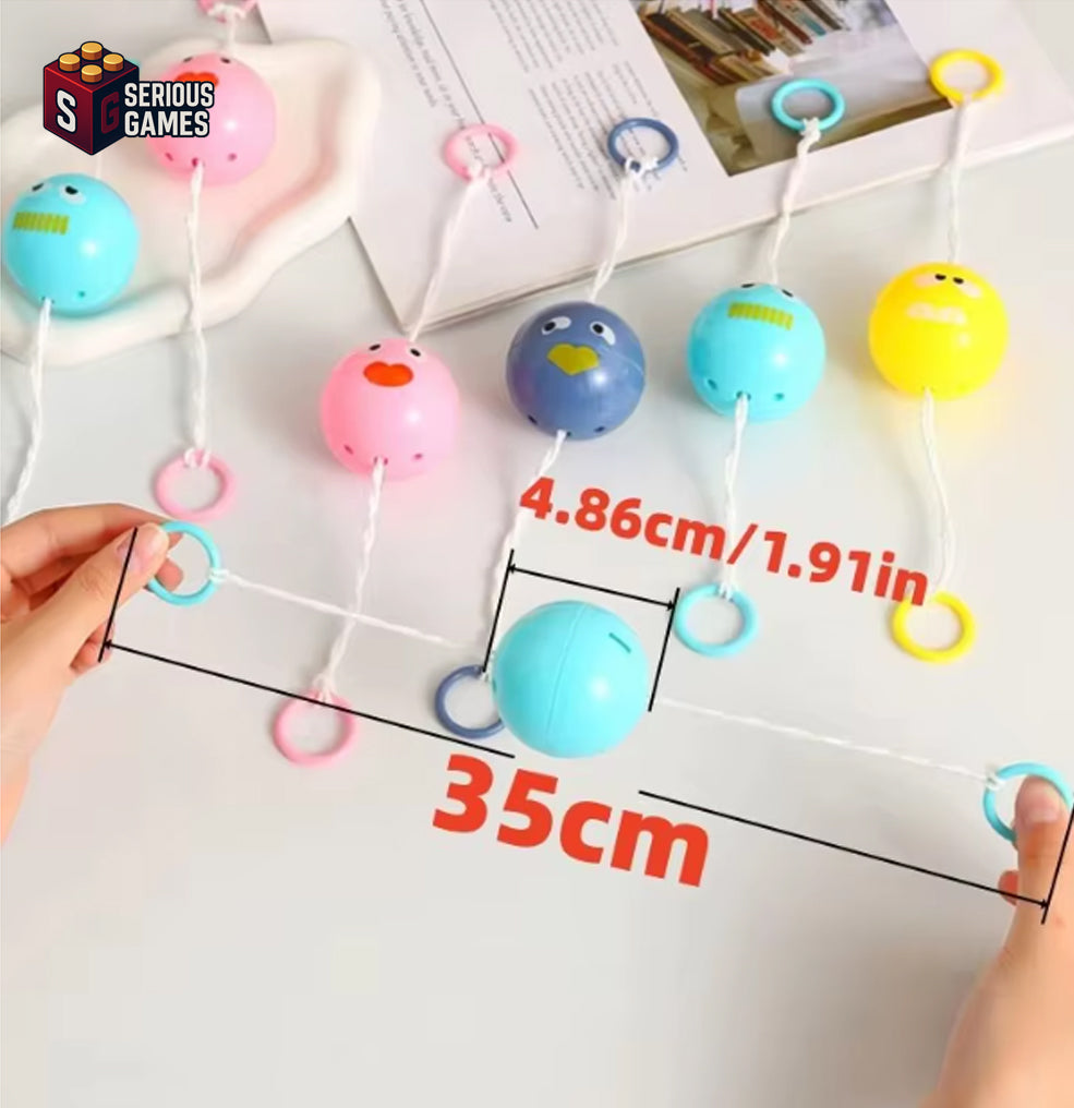 Bola Voladora Luminosa con Silbato – Juguete Giratorio