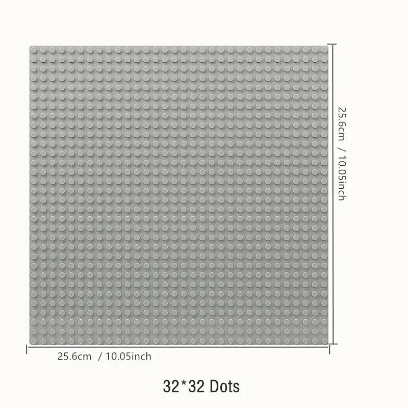 Placa Base Compatible Tipo LEGO  32x32 – Base de Construcción ABS Alta Calidad